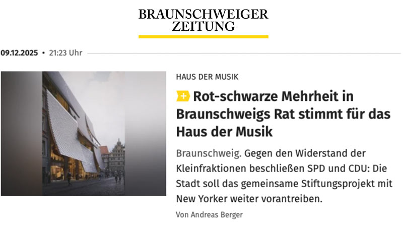 Haus der Musik beschlossen: Pohler stimmt zu – aus Verantwortung für die Innenstadt